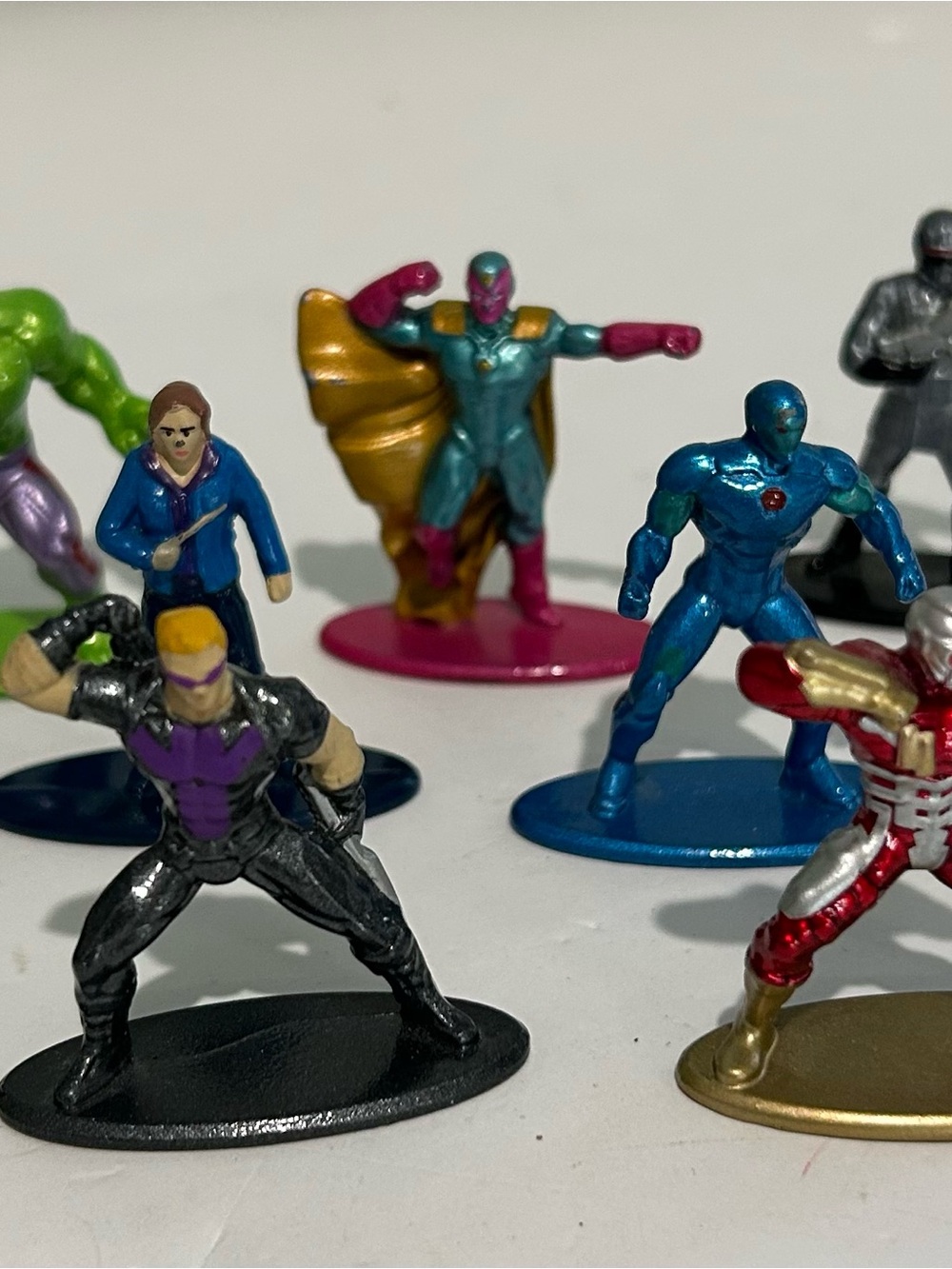 Jada Marvel /DC Comics Nano‎ Metalfigs Mini-Figures Lot of 9
Hulk 
Figurines